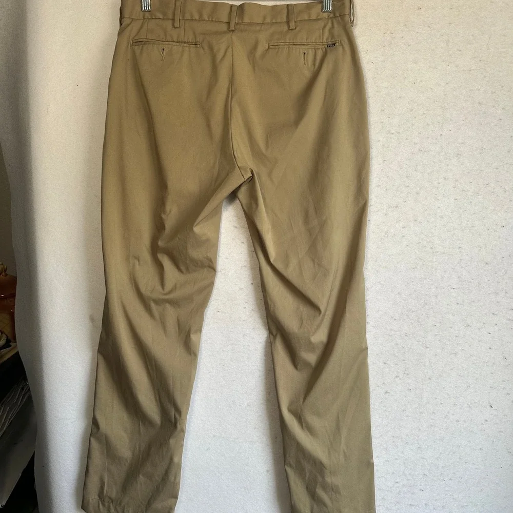 Polo Ralph Lauren Performance Khaki Chinos Stretch Classic Fit Mens 35x32 Tan
